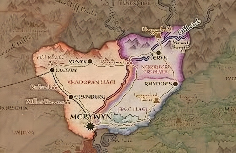 Mapa de Llael